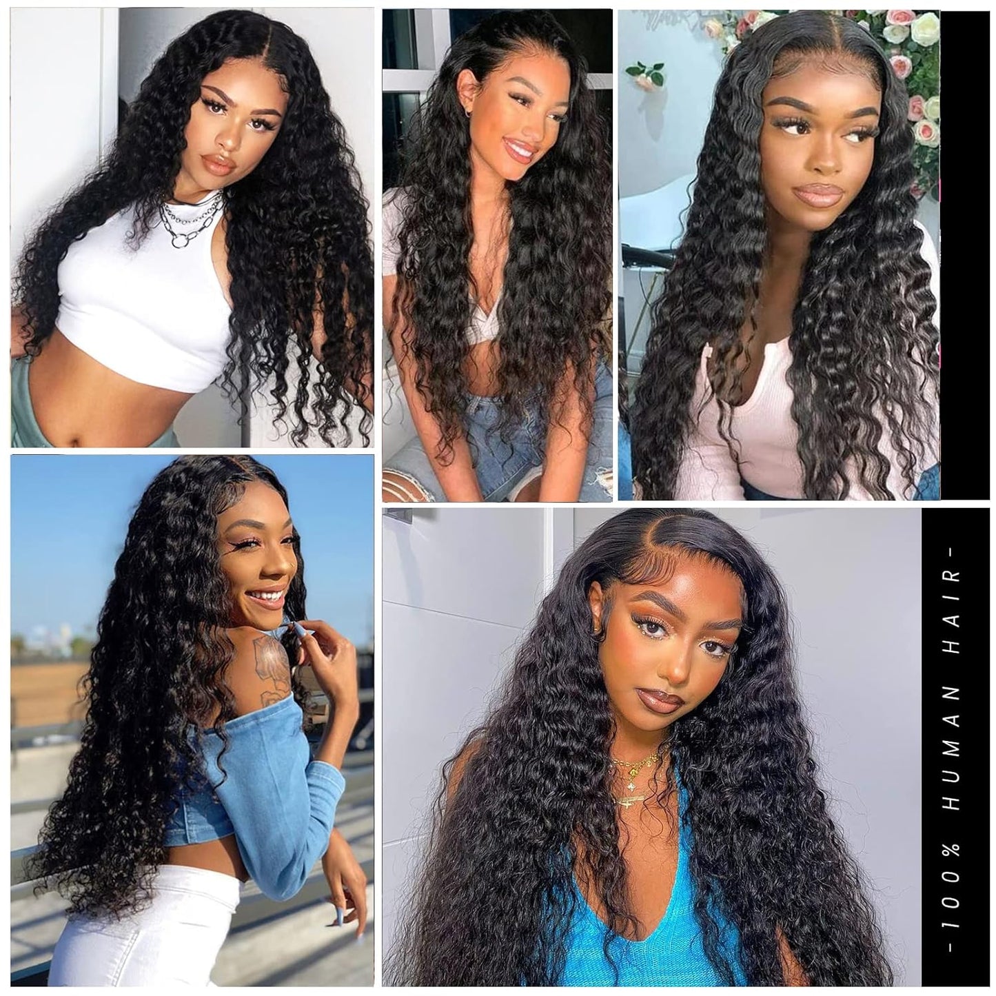 Premium Tape-in Human Hair Natural Color Deep Wave – 20Pcs/Pack, Virgin Raw Hair, No Tangle, Seamless Blend