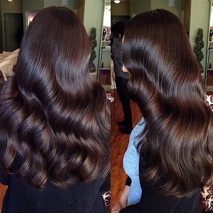 Holiday Deals : Unprocessed Brown hair Body Wave 3 Bundles Natural Brown color 100% Human HairOn sale(3V-Brown)