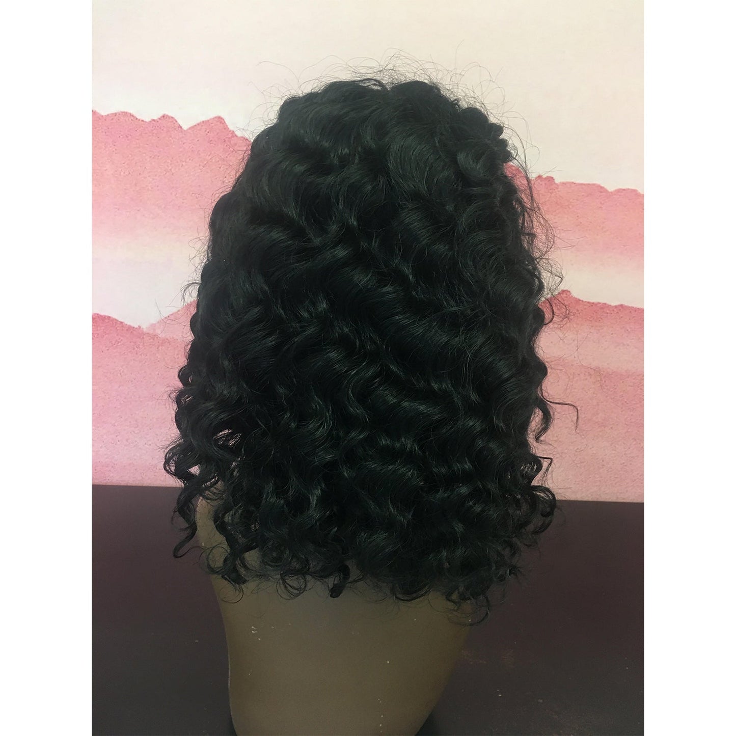 Full Lace Wig For Braids High Heat Resistant Synthetic Hair Curly 10 inch