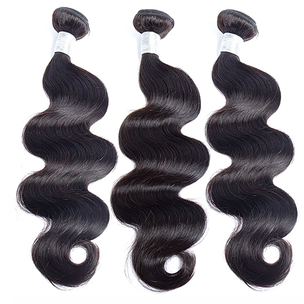 Ustar Master Blend Body Wave Bundles | Natural Black 1B | 12"-30" | Human Hair + Premium Fibers