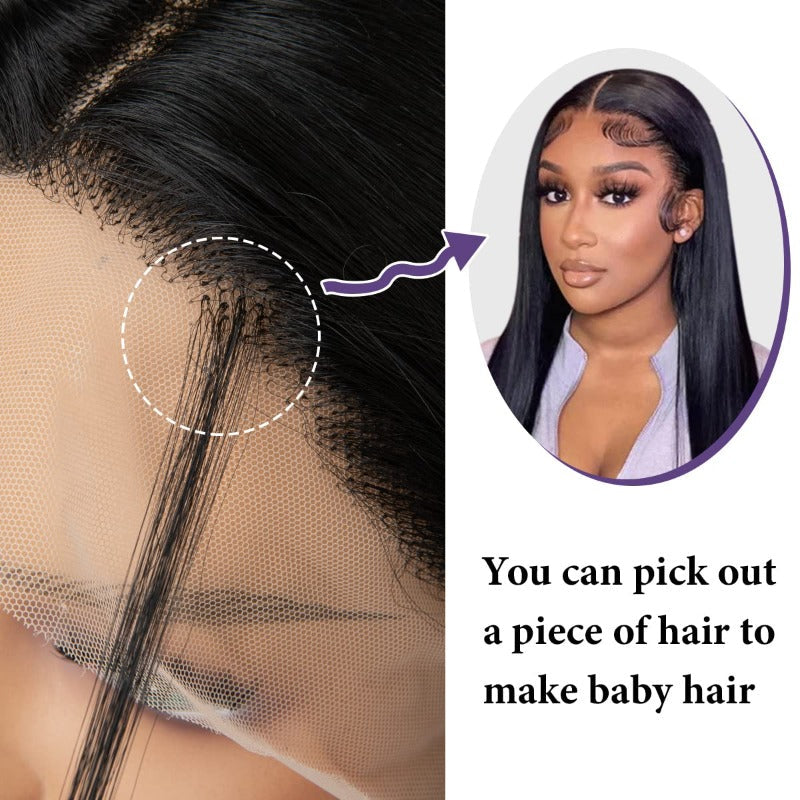 Blue Straight 13x4 Lace Front Wig