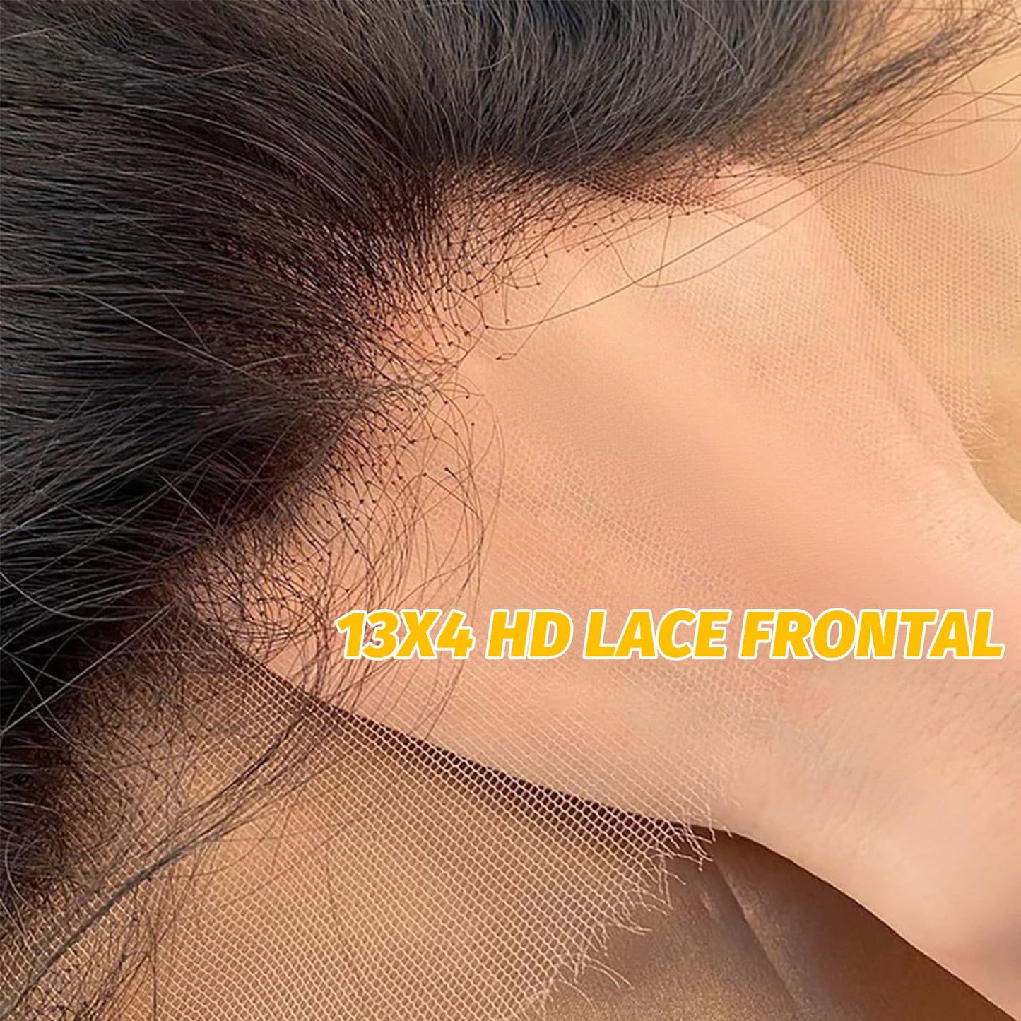 13x4 Transparent Lace Frontal Jerry Curl Bleached Knots Brazilian Hair