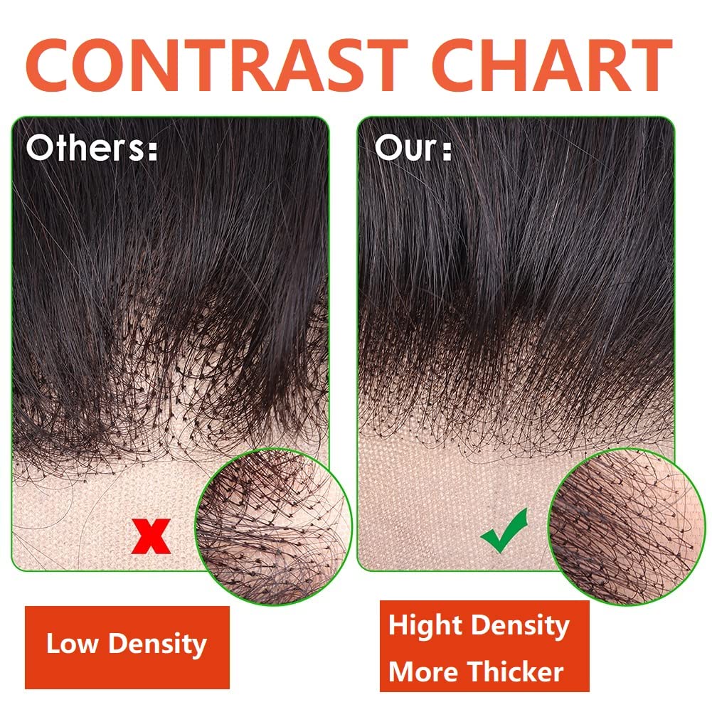 13x4 Transparent Lace Frontal Loose wave Bleached Knots Brazilian Hair