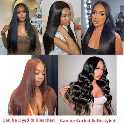 100% Affordable Human Hair Straight Bundles | Natural Black 1B | 10"-28" | Sleek Silky Weave