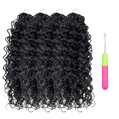 Blended Hair Crochet Extensions - Spanish Wave Boho Braiding Hair (50 strands/pack)