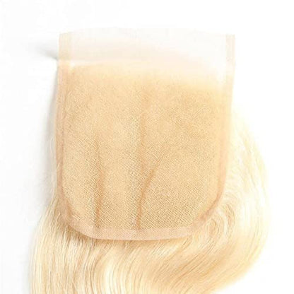 5X5 HD Lace Closure 613 Blonde Human Hair Body Wave Swiss Lace, Skin-melt Lace, Invisible Lace – Virgin Remy Hair