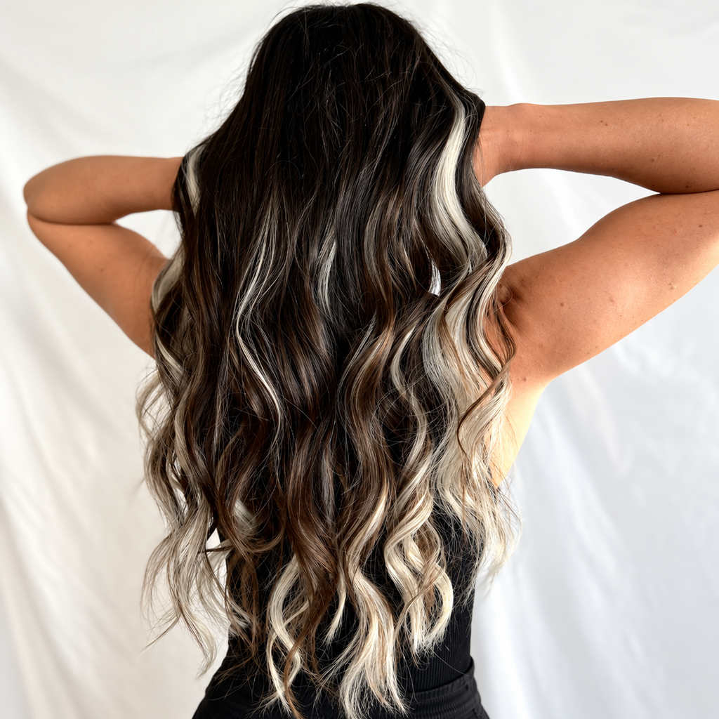 INJECTED TAPE IN HAIR EXTENSIONS Seamless Invisible Tape in Extensions, 100% Prime Remy Hair