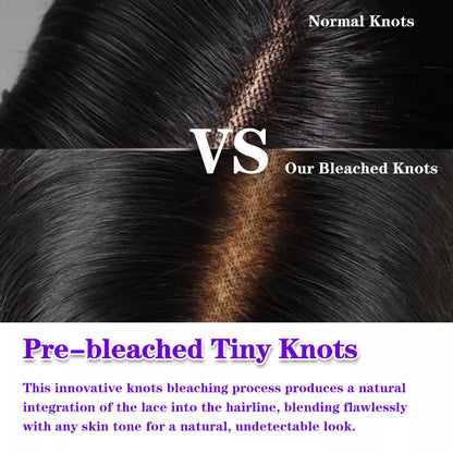 9x6  Lace Closure Wig Body Wave Human Hair Wear And Go Glueless Wigs