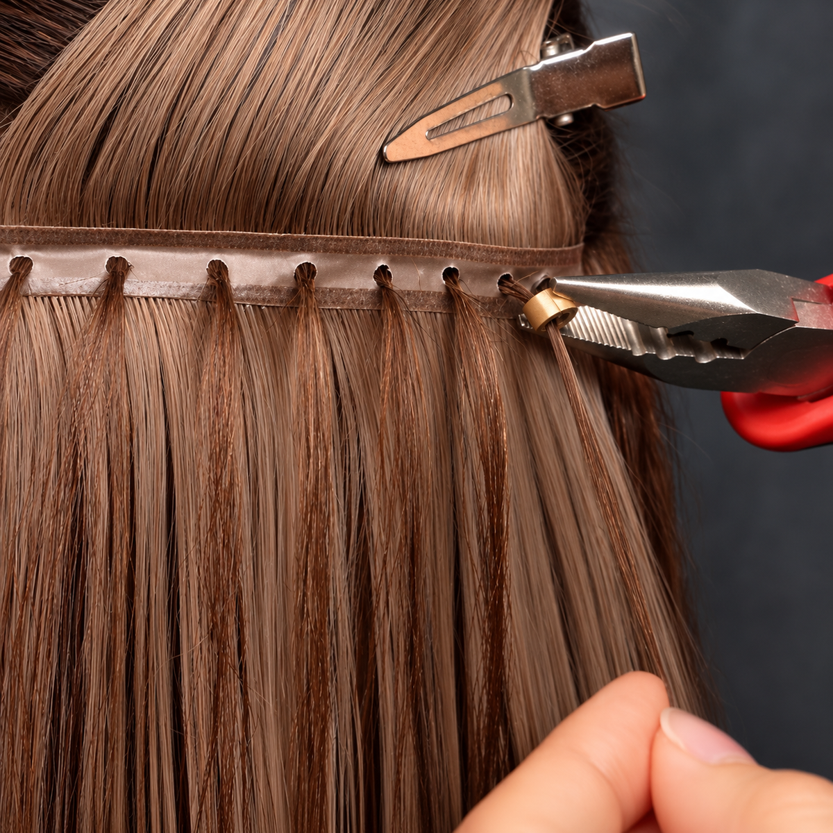 TWIN-GENIUS FLIP WEFT Twin-Genius Butterfly Weft Extensions,  100% Prime Remy Hair