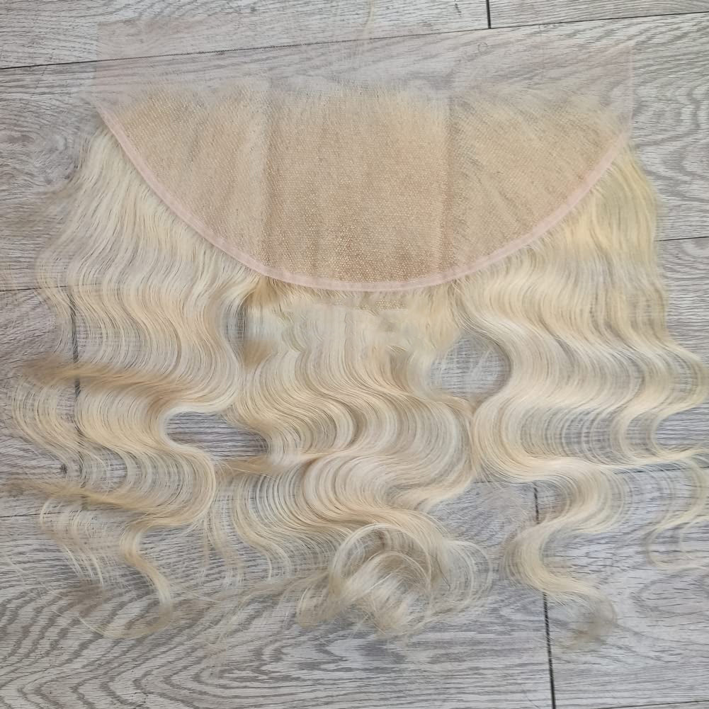 13x6 HD Lace Frontal 613 Blonde Body Wave 100% Human Hair Swiss Lace, Skin-melt Lace, Invisible Lace – Wider Part