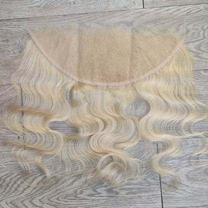 13x6 HD Lace Frontal 613 Blonde Body Wave 100% Human Hair Swiss Lace, Skin-melt Lace, Invisible Lace – Wider Part