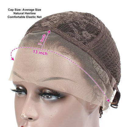 1B/30 Short Curly Bob Wig – 13x1 Lace Front 100% Human Hair