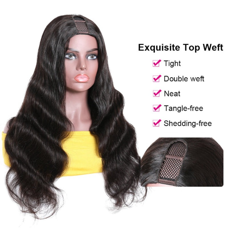 Body Wave U Part Wig