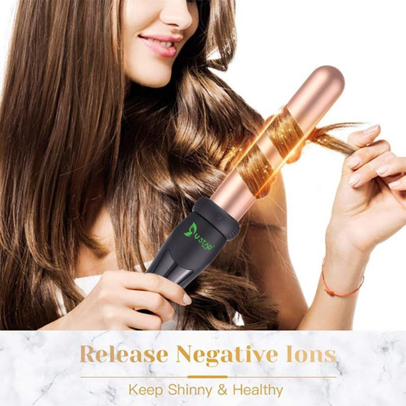6-In-1 Curling Iron Wand Set with LED Temperature Control | Ceramic Hair Curler