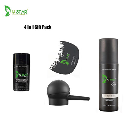Ustar Hair Building Fibers set 4 in 1 