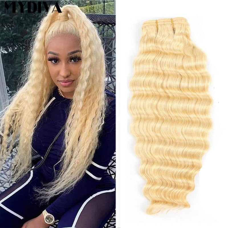 Mink Hair Russian Blonde deep wave 
