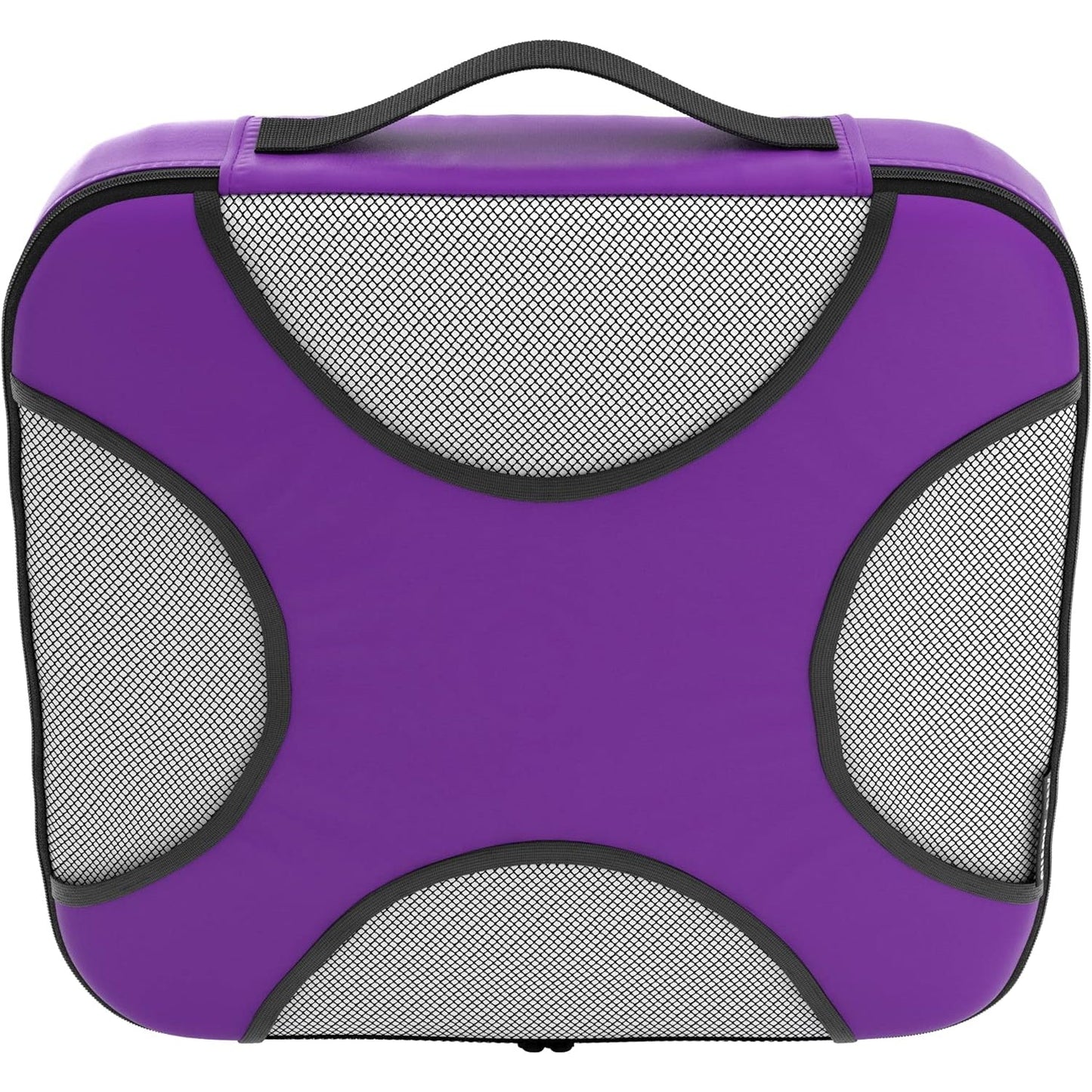 Travel Orchid Purple Mesh 5 Set Packing Cube Organizers With Laundry Bag