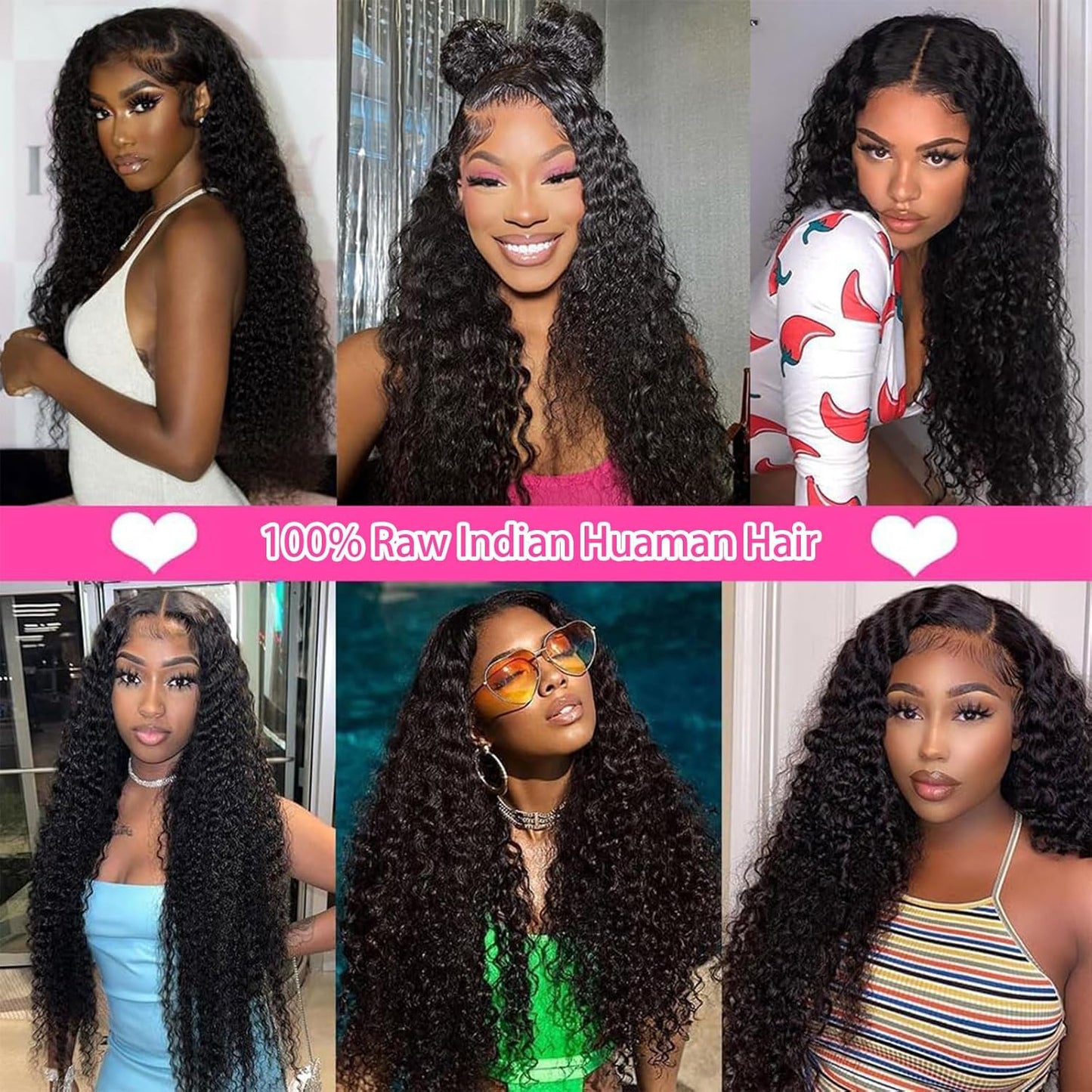 4x4 HD Lace Closure Deep Wave – 100% Unprocessed Brazilian Virgin Human Hair | Pre-Plucked, Skin-Melt HD Lace