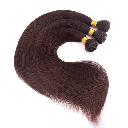 Holiday Deals: Medium Brown (#4) Straight 100% Human Hair