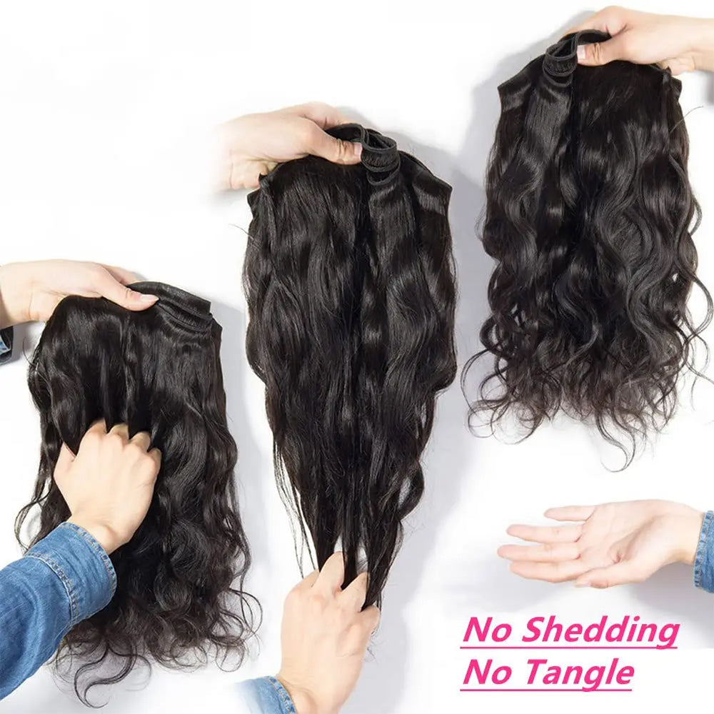 Super Long single drawn raw hair Body Wave 32-40 Inches High Quality 100% Human Hair | Unprocessed Single Donor Bundles