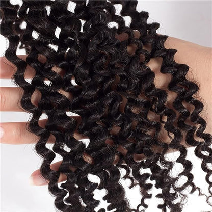 4x4 Lace Transparent Lace Closure Jerry Curl Virgin Natural Human Hair | Natural Color, Free Part