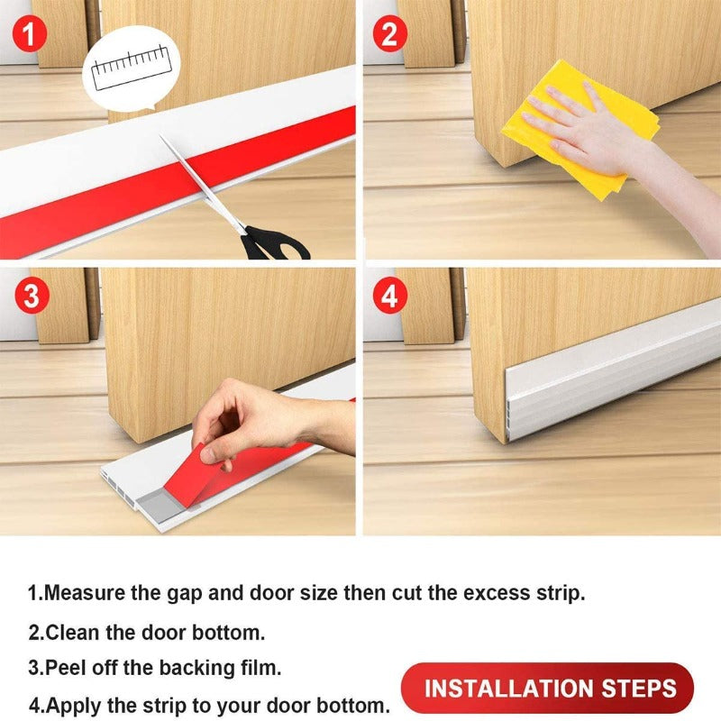 Under Door Draft Stopper For Exterior & Interior Doors
