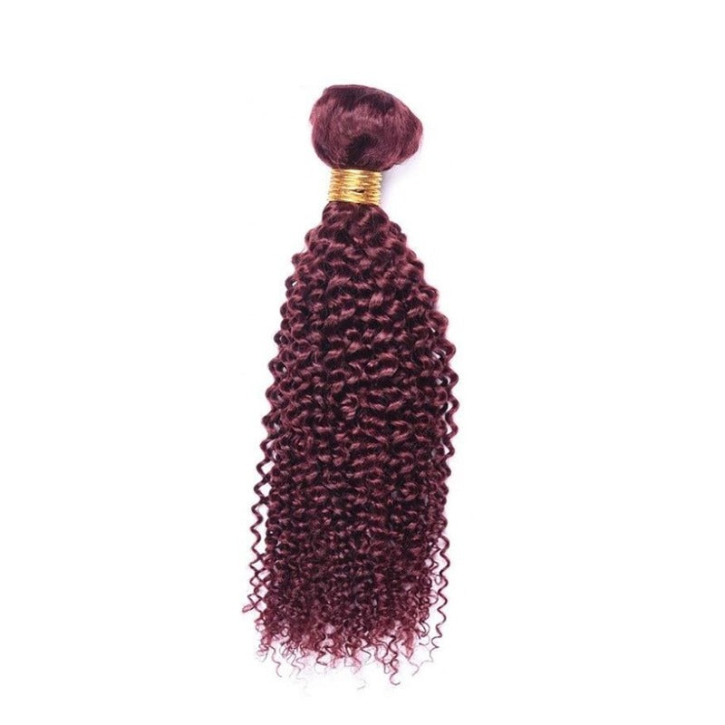#99J Burgundy Jerry Curly hair