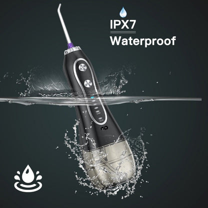 Bestope/USTAR Water Flosser 300ML 5 Modes & 6 Jet Tips - IPX7 Waterproof Cordless Dental Oral Irrigator Portable and Rechargeable Water Flossing