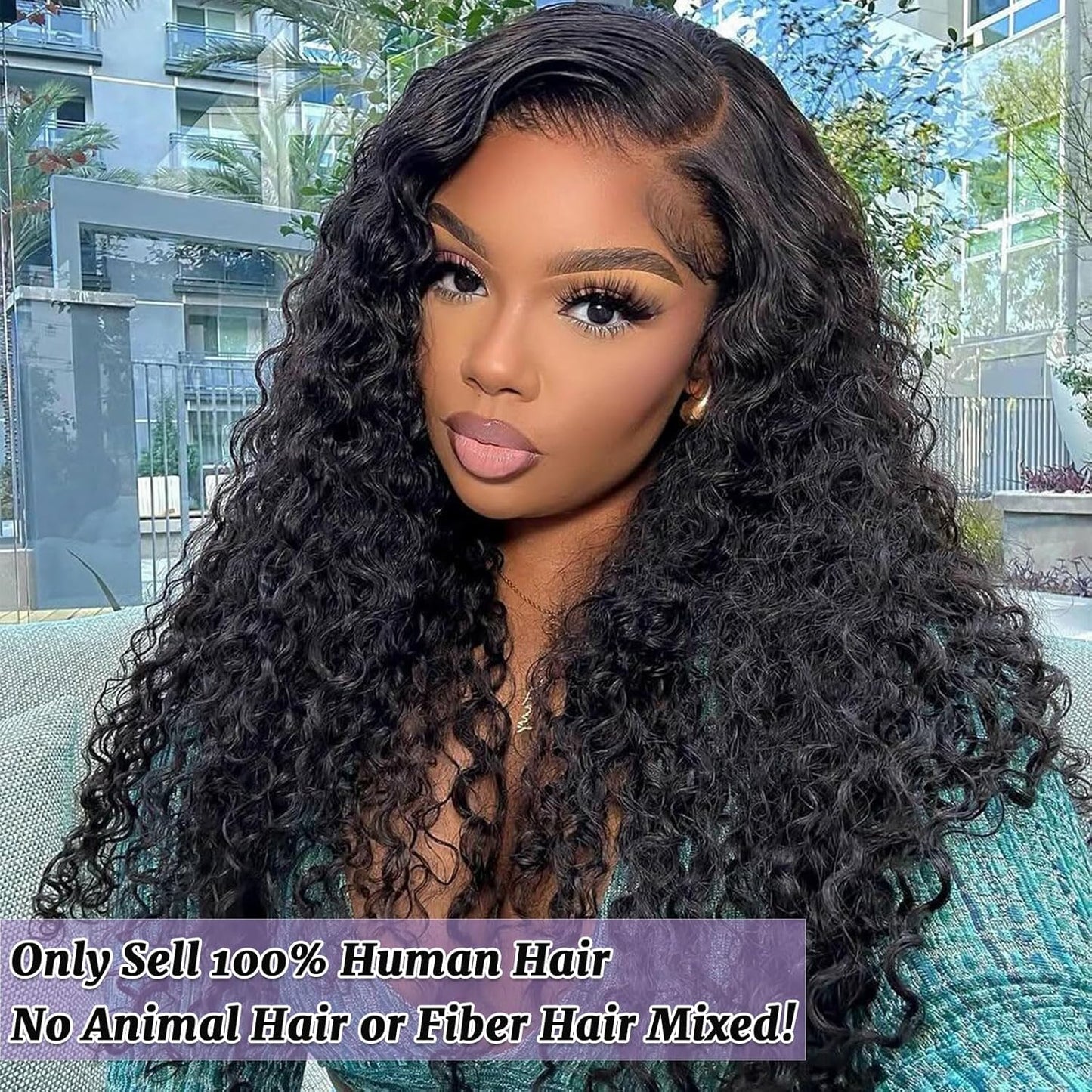 5x5 HD Lace Closure Water Wave – Brazilian Natural Virgin Remy Human Hair | Pre-Plucked, Skin-Melt HD Lace