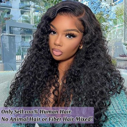 5x5 HD Lace Closure Water Wave – Brazilian Natural Virgin Remy Human Hair | Pre-Plucked, Skin-Melt HD Lace