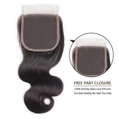 HD Closure with Free part