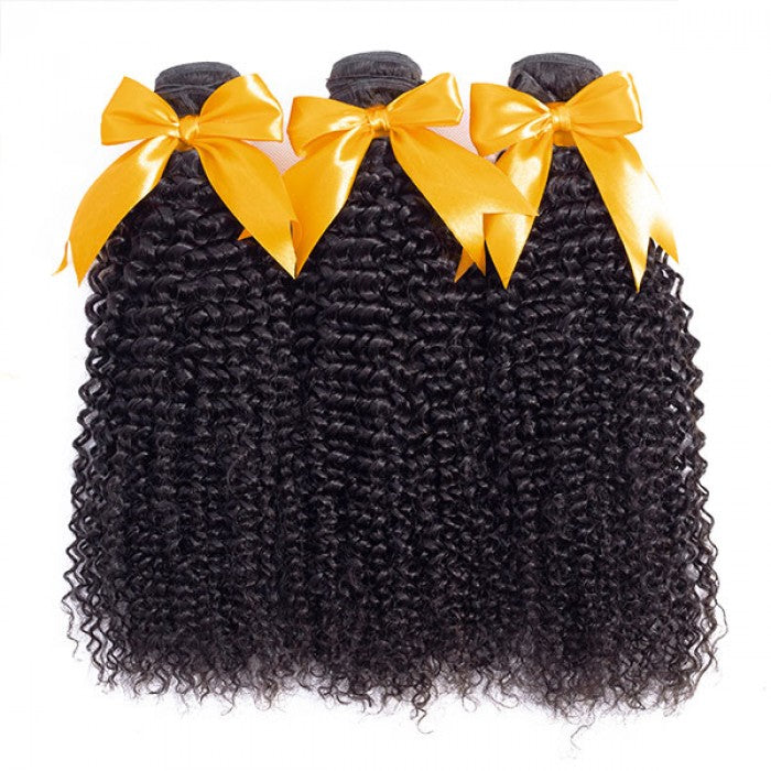 Affordable Hair Jerry Curl 1 Bundle Natural Black 100% Human Hair