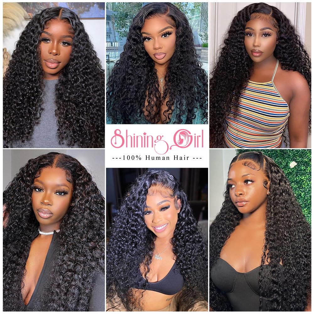 5x5 Transparent Lace Jerry Curl Lace Closure Brazilian Virgin Human Hair | Free Part, Bleached Knots