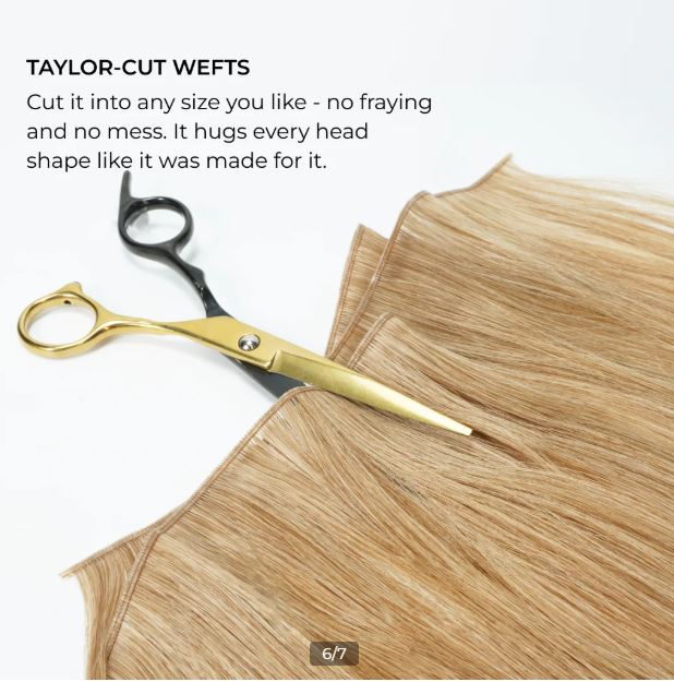 GENIUS WEFT  Hair Extensions 14"-26", Thin Weft, Prime Remy Hair of Luxury, Customizable