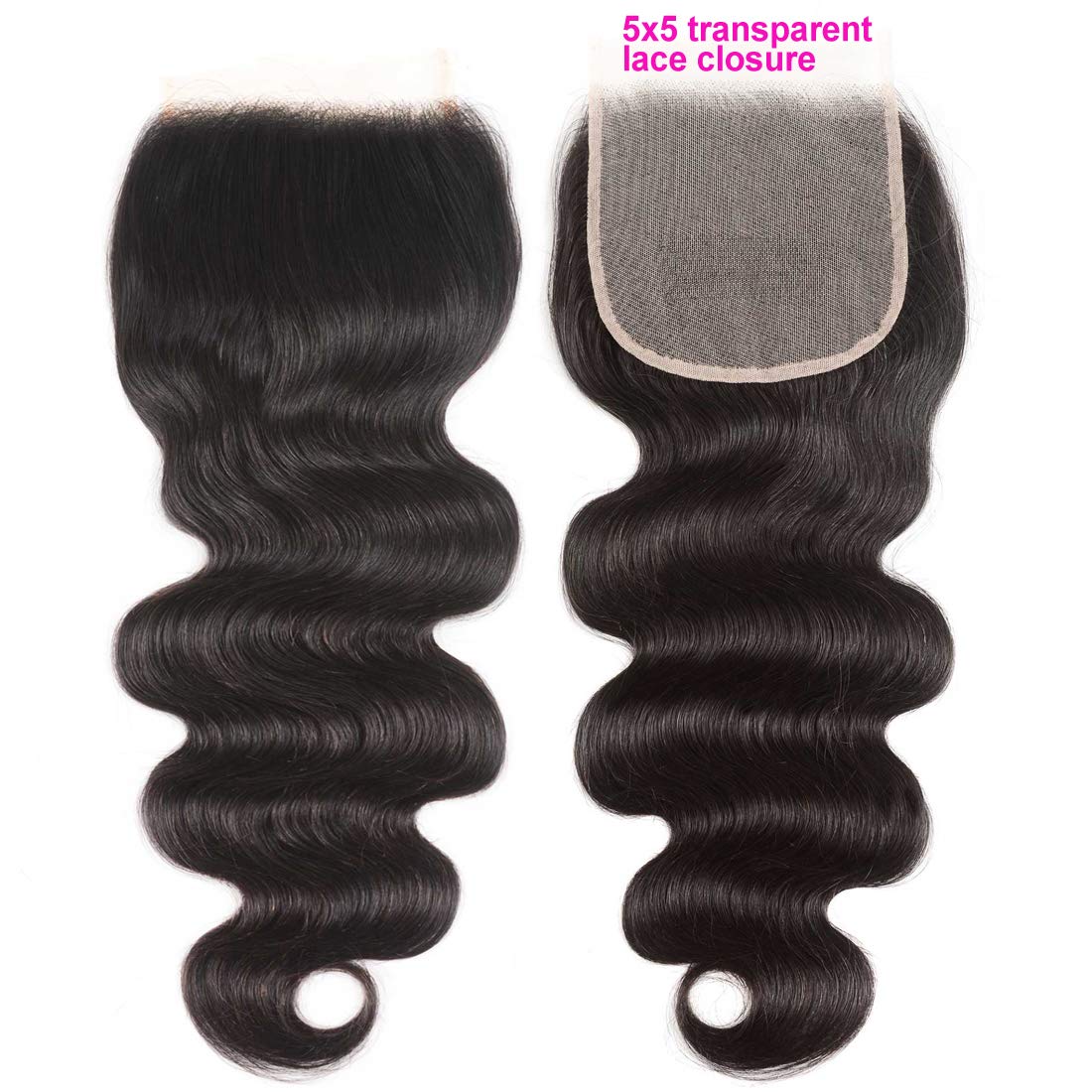 Body Wave Transparent Lace Closure 