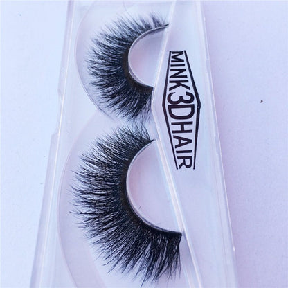 Long Thick Dramatic Look Handmade Reusable 3D Mink Eyelashes For Makeup