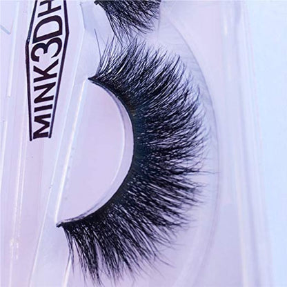 Long Thick Dramatic Look Handmade Reusable 3D Mink Eyelashes For Makeup