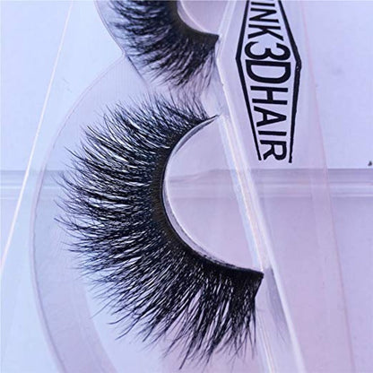 Long Thick Dramatic Look Handmade Reusable 3D Mink Eyelashes For Makeup