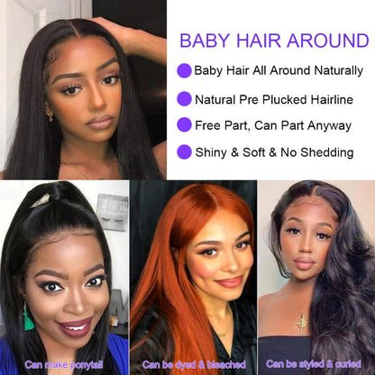 HD lace Straight Wig 