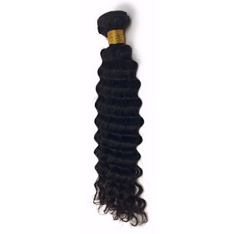 100% Virgin Remy hair Bundles Natural color Deep Wave
