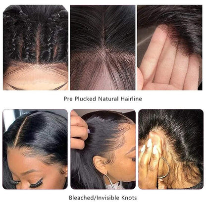 5x5 HD Lace Closure Wig Body Wave Human Hair Swiss Lace, Skin-melt Lace, Invisible Lace