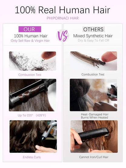 Double Drawn Burmese Curly Full End Unprocessed 100% Human Hair Natural Color | Single Donor Cuticle Aligned Bundles 10"-26"