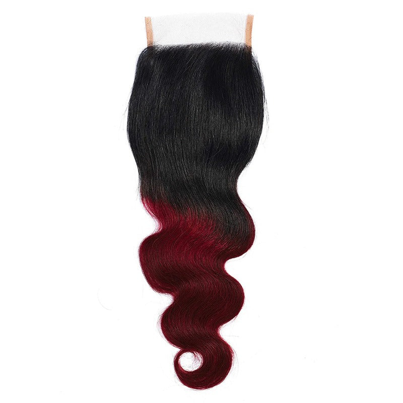 Ombre Body Wave 3 Bundles With Closure Human Hair Bundle