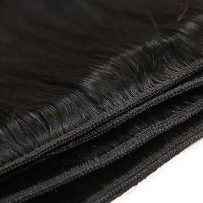 100% Affordable Human Hair Bundles - #1 Jet Black Straight Remy Hair Extensions (10"-30")