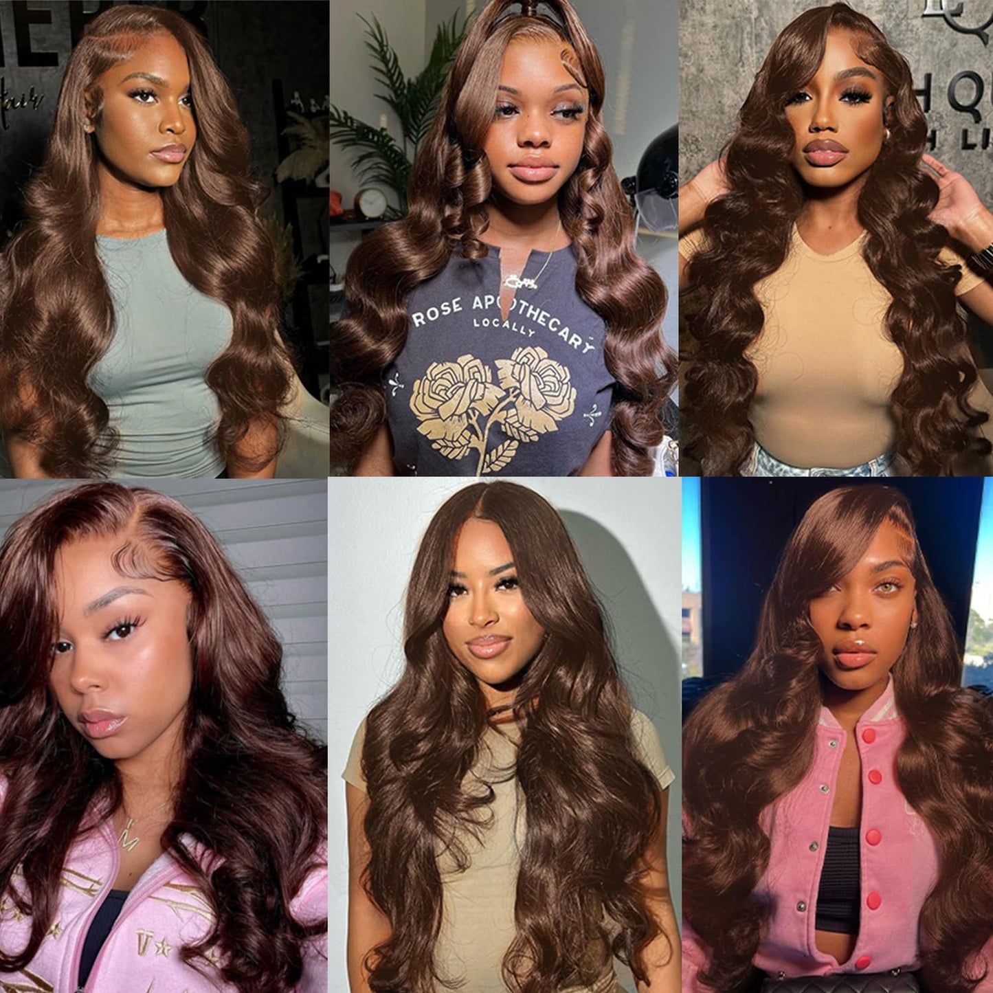 4X4 Lace Closure Body Wave Medium Brown (#4) Color 100% Human Hair Closure – Transparent Lace, Natural Look