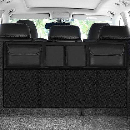 Backseat Hanging Car Trunk Organizer With 9 Large Storage Bag