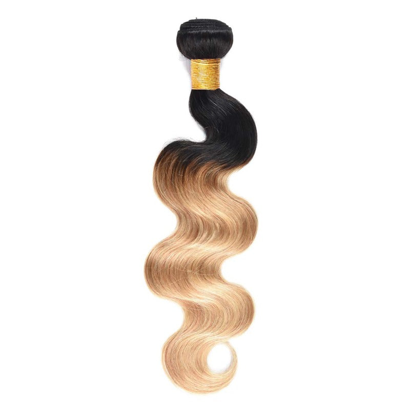 Ombre   Black and Blonde Body Wave 100% Virgin Human  Hair