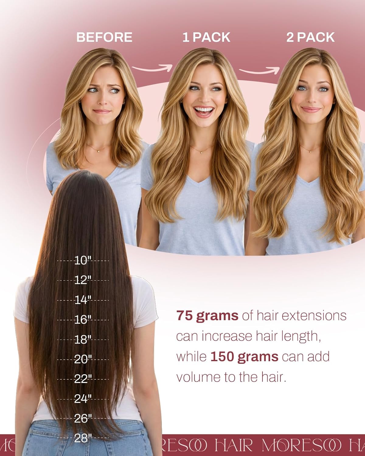 Premium Tape-in  Dark Brown Straight Human Hair  Color #2– 20Pcs/Pack,  No Tangle, Seamless Blend