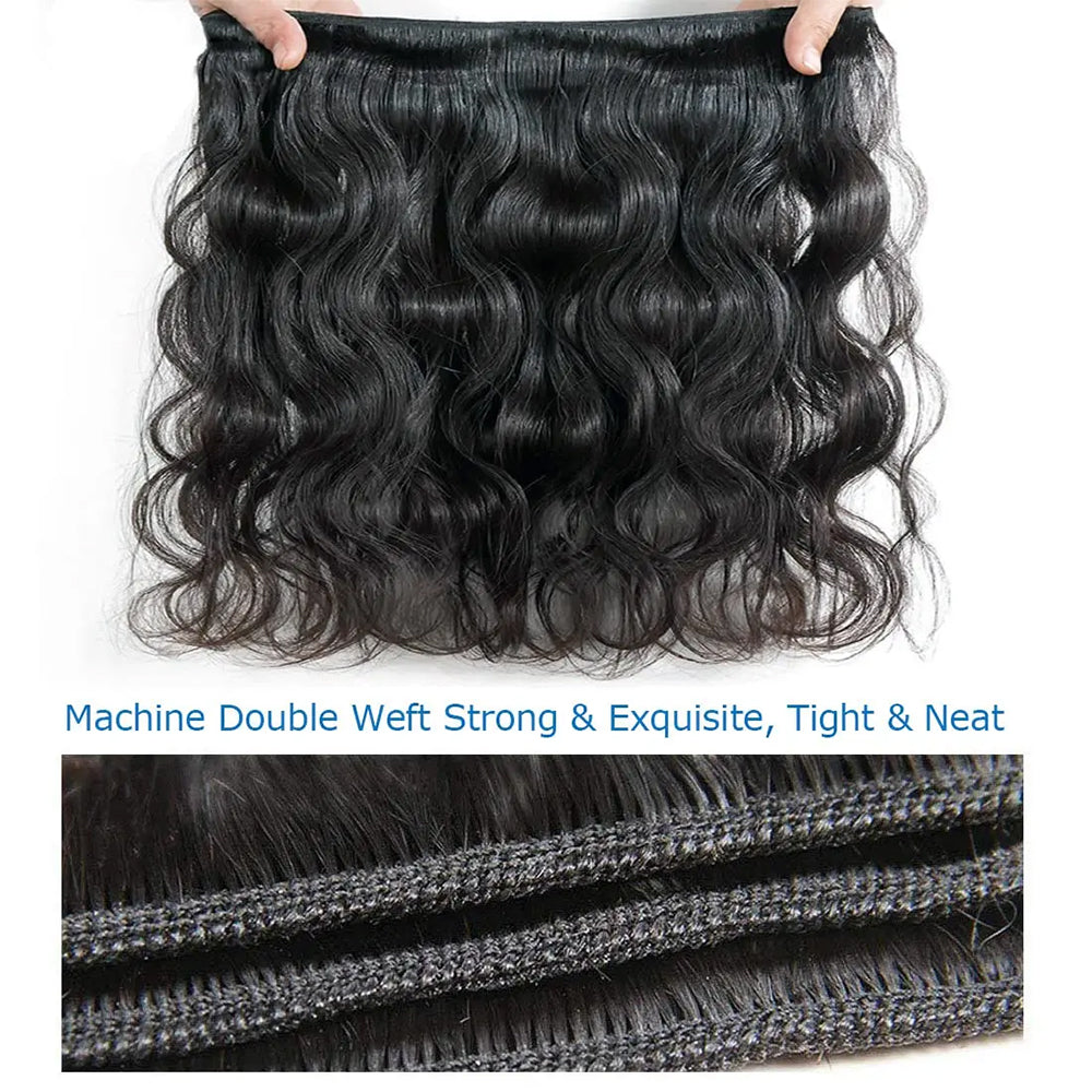 Super Long single drawn raw hair Body Wave 32-40 Inches High Quality 100% Human Hair | Unprocessed Single Donor Bundles