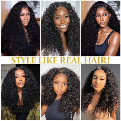 13x4 Transparent Lace Frontal Jerry Curl Bleached Knots Brazilian Hair